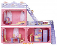 Дом для кукол пластиковый - Коттедж. Маленькая принцесса, Огонёк С-1457