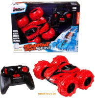 Машинка-перевертыш с надувными колёсами трюковая, радиоуправляемая, JUNFA WD-A9728