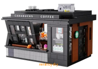 Интерьерный конструктор с подсветкой - Кофейня, CADA C66005W - Minsktoys.by