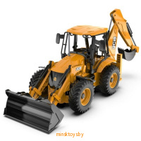 Трактор на пульте управления JCB 4CX, масштаб 1:20, Double Eagle E589-003