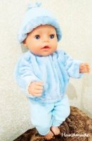 Набор одежды для куклы Baby Born - Небесный Сasual Handmade - Minsktoys.by Набор одежды для куклы Baby Born - Небесный Сasual Handmade - Minsktoys.by