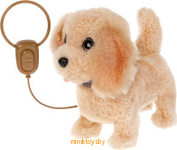 Интерактивная собака Джастин на поводке, игрушка щенок, JX-1416A